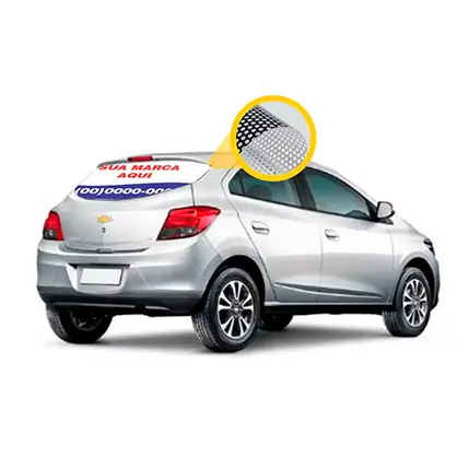 Imagem de Adesivo Perfurado